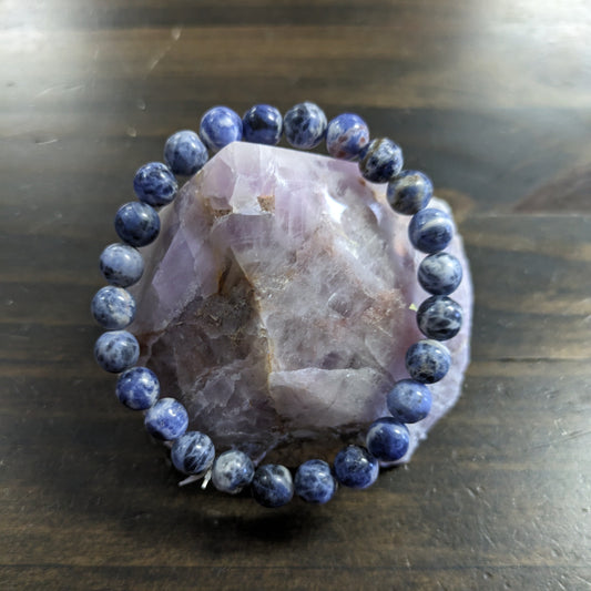 Sodalite - 8mm Bead Bracelet image 0
