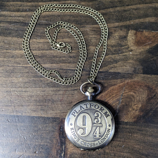 Harry Potter Inspired Pocket Watch - 9 3/4 Platform image 0