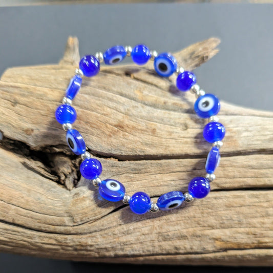 Evil Eye Bead Bracelet - Large image 0