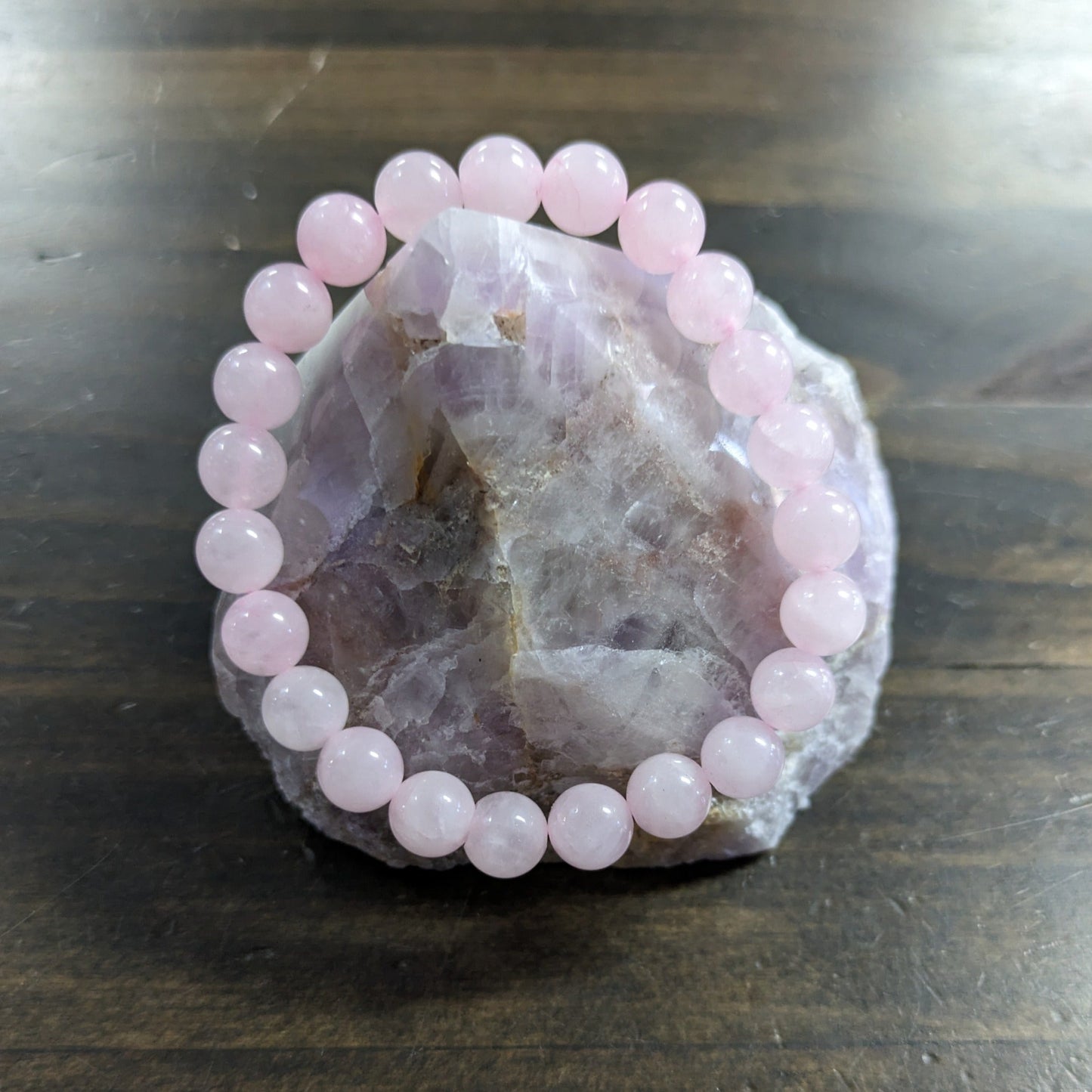 Rose Quartz - 8mm Bead Bracelet image 0