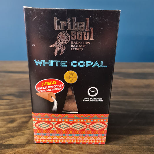 Tribal Soul Backflow Cones - White Copal image 0