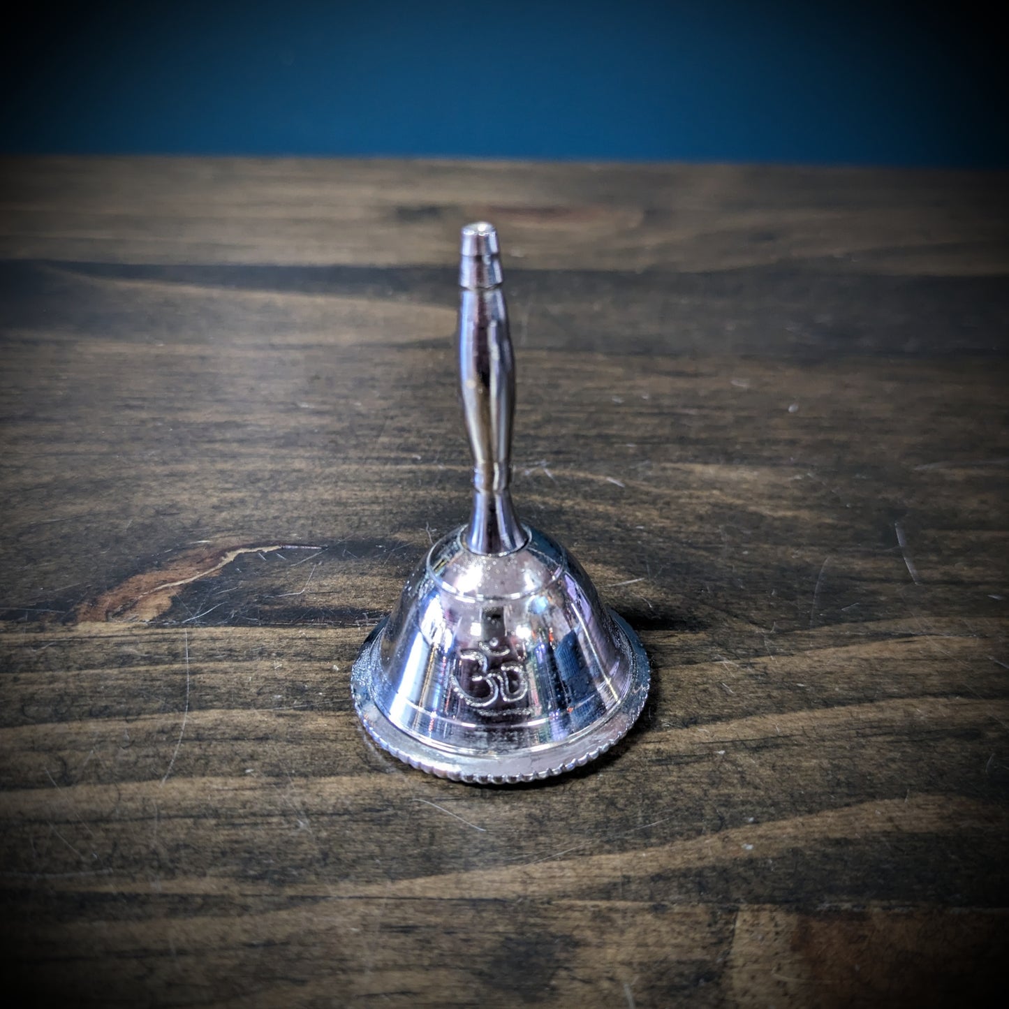 Altar Bell - Silver Om symbol image 0
