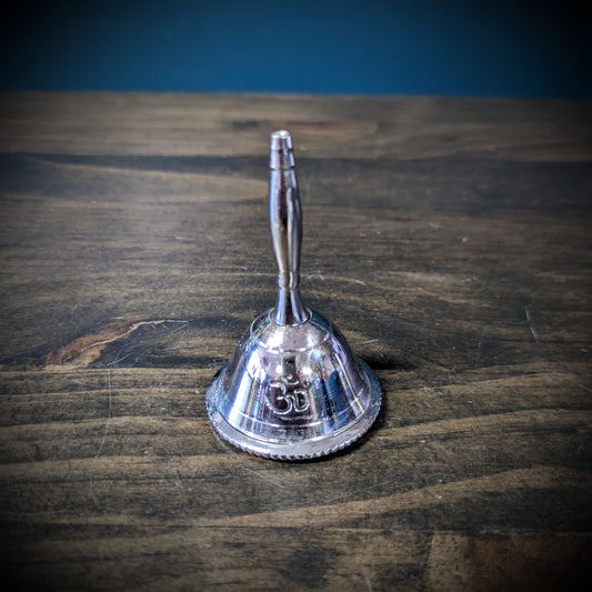 Altar Bell - Silver Om symbol image 0
