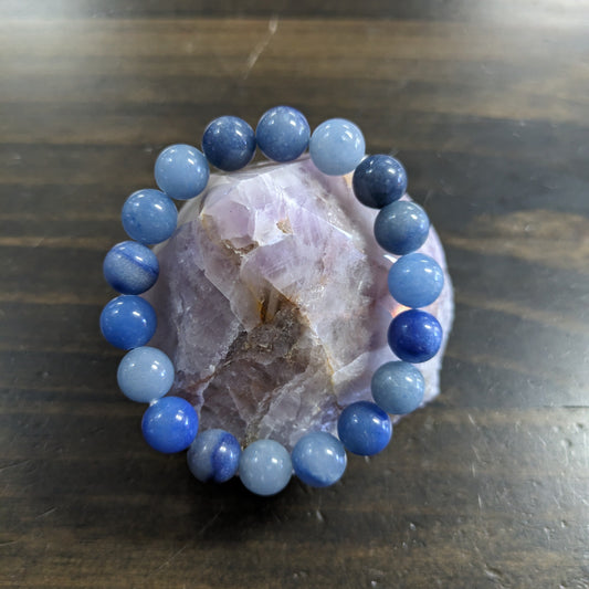 Blue Aventurine  - 10mm Bead Bracelet image 0