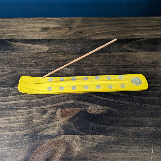 Wooden Incense Holder - Yellow image 0