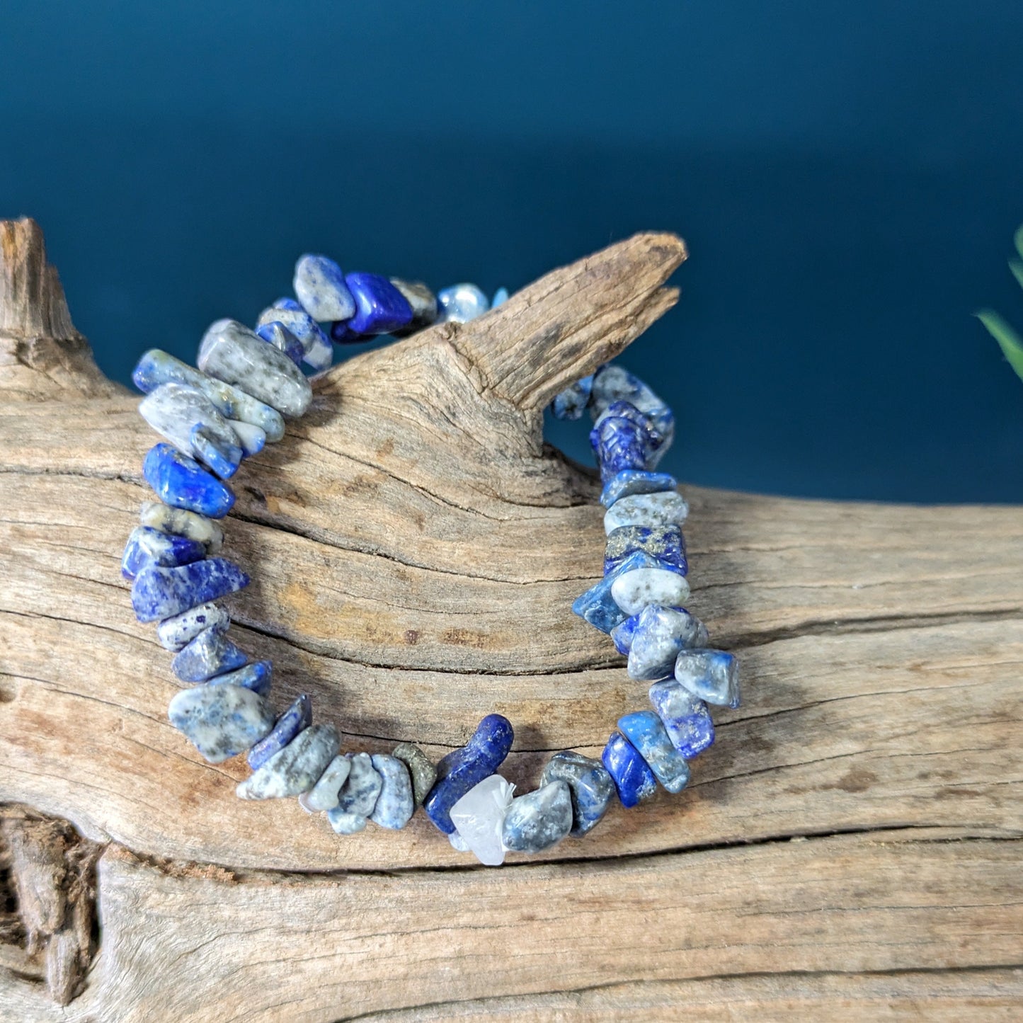 Crystal Chip bracelet - Lapis Lazuli image 0