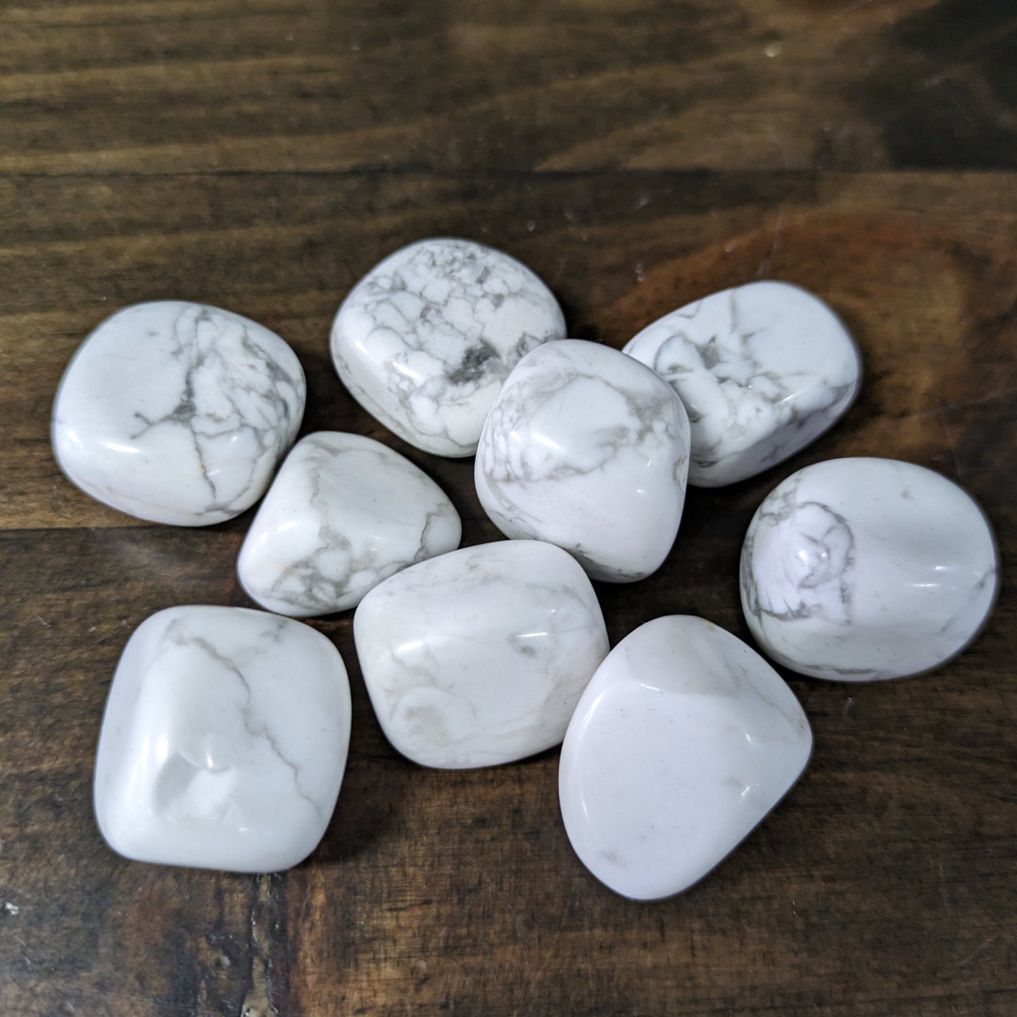 White Howlite - Tumbled image 0