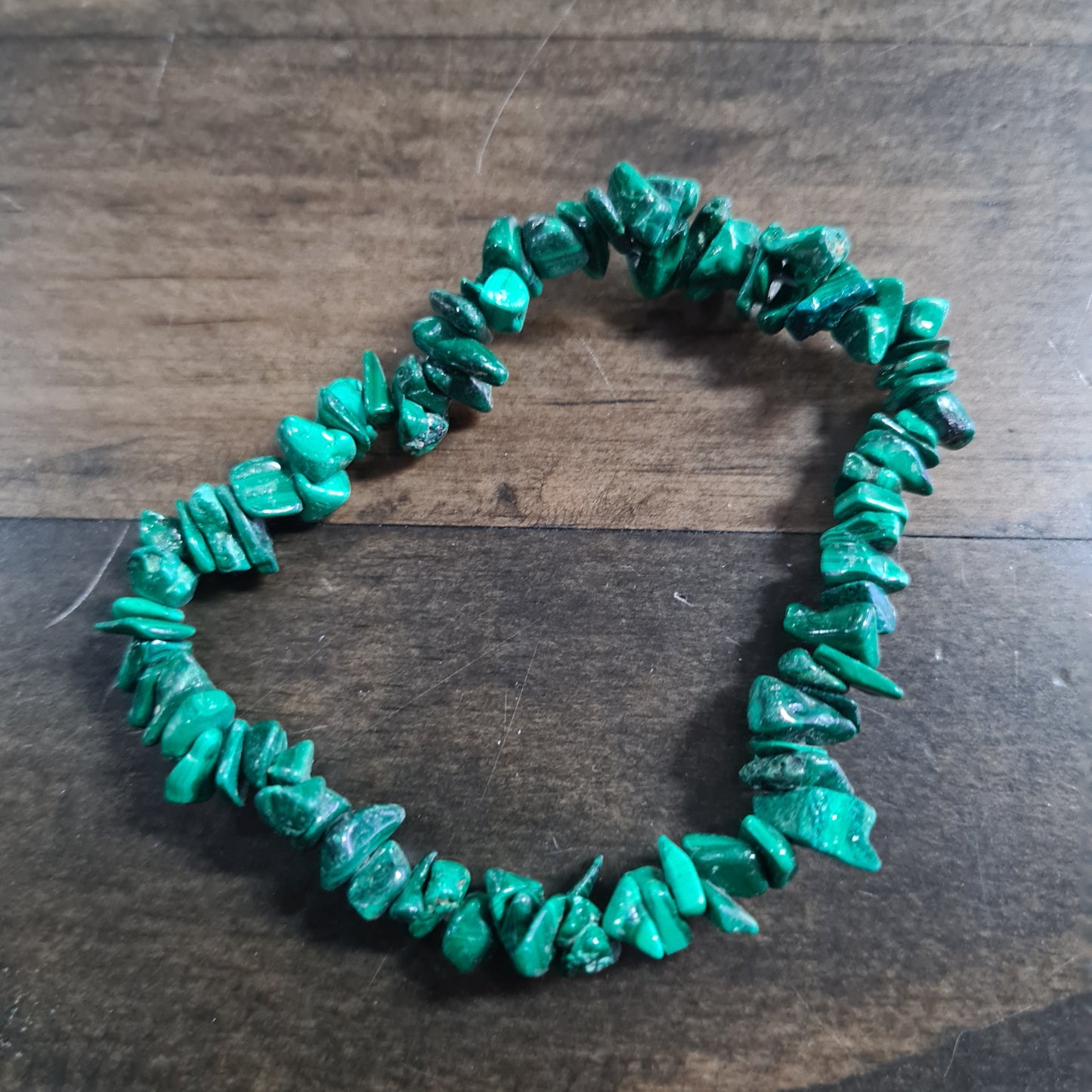 Crystal Chip bracelet - Malachite image 0