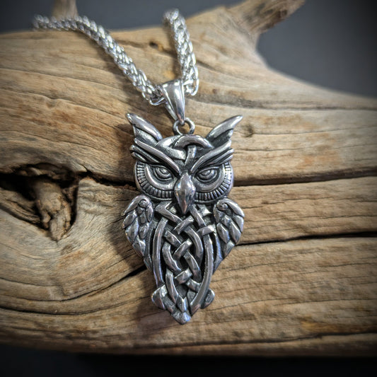 Norse Inspired Owl Necklace image 0