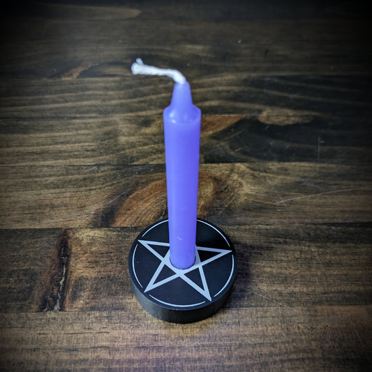 Spell Candle Holder - Pentagram image 1