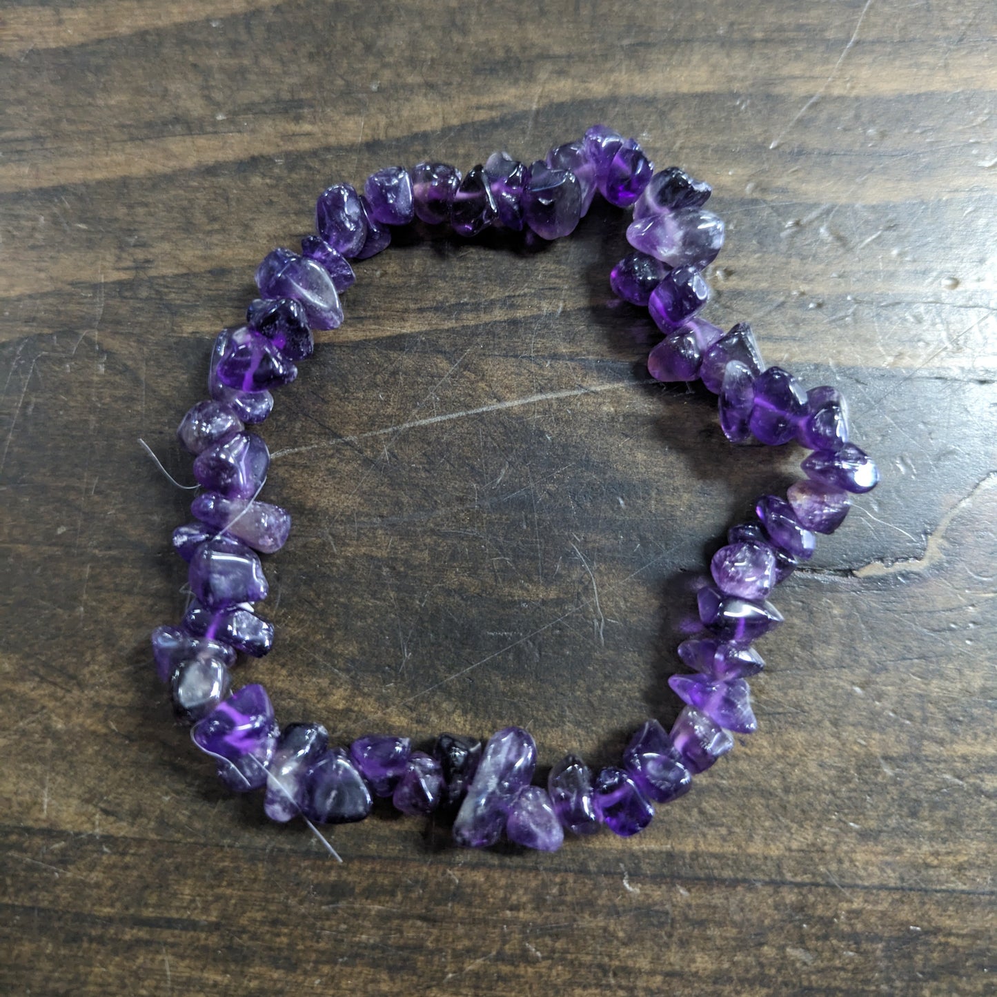 Crystal Chip bracelet - Amethyst image 0
