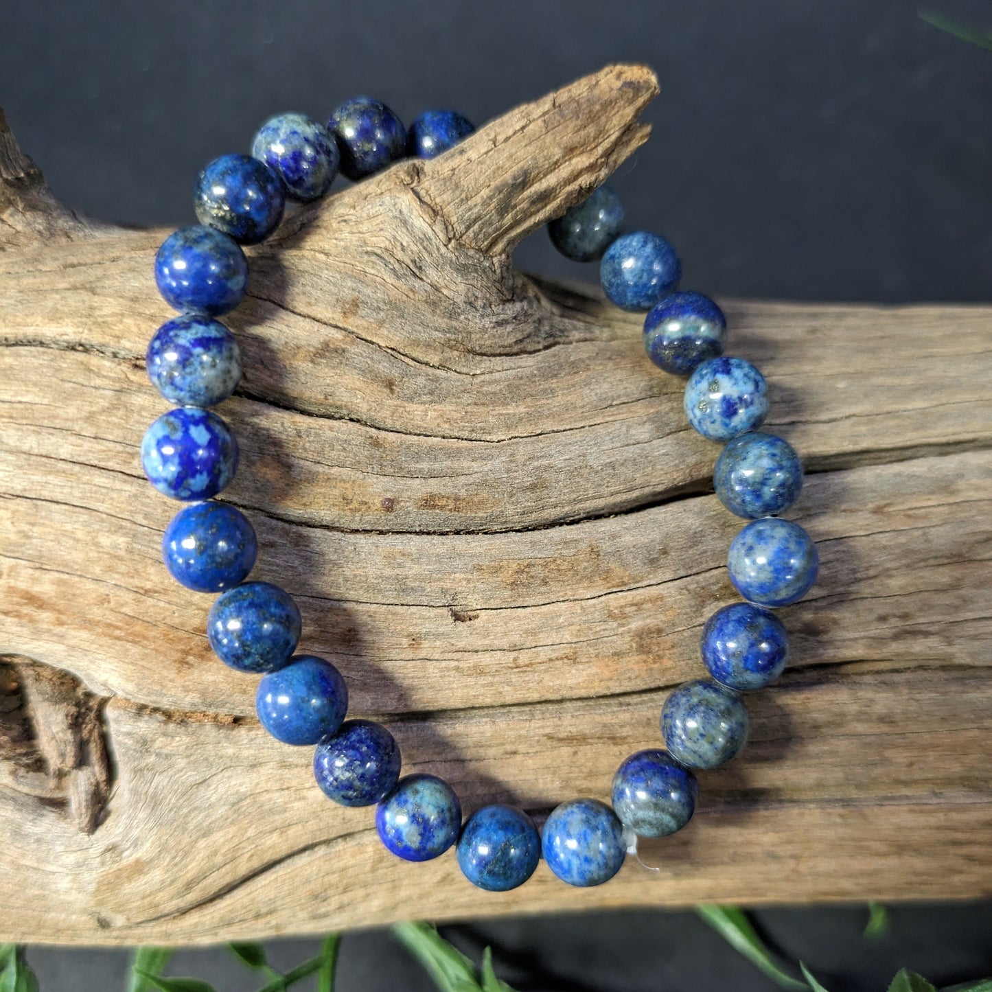 Lapis Lazuli - 8mm Beaded Bracelet image 0