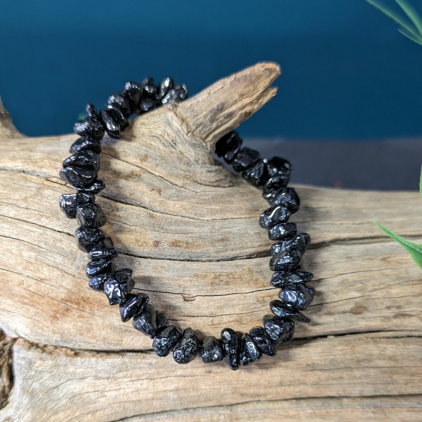 Crystal Chip bracelet - Black Tourmaline image 0