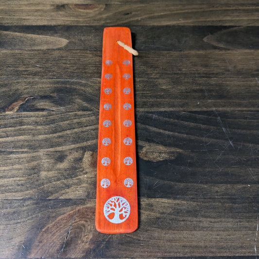 Wooden Incense Holder - Orange image 1
