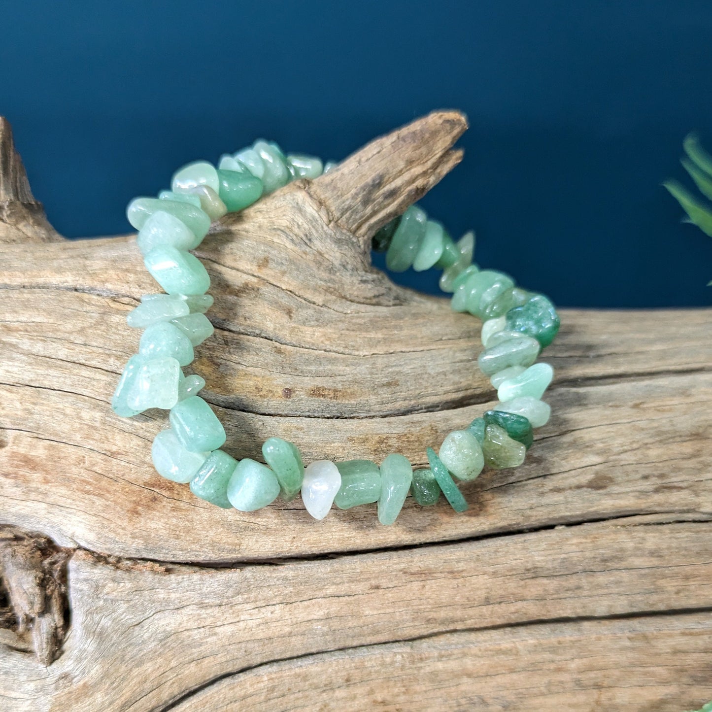 Crystal Chip bracelet - Green Aventurine image 0