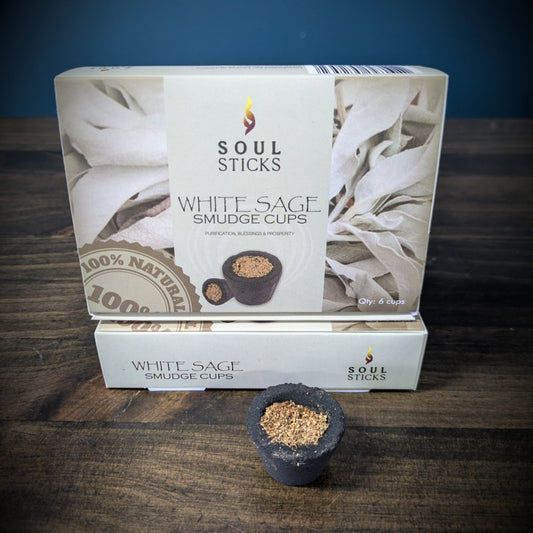 White Sage Smudge Cups - Soul Sticks image 0