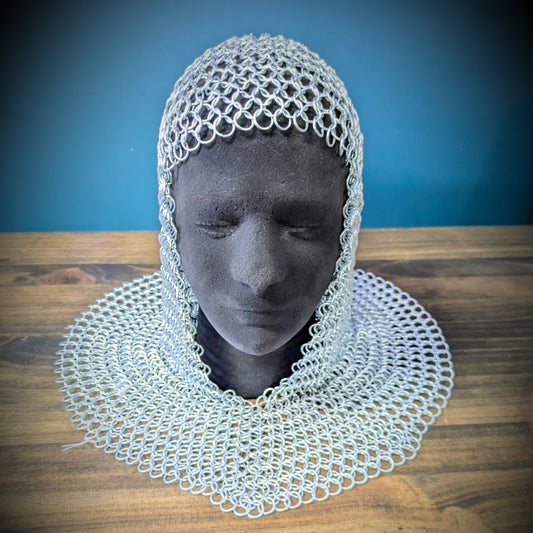 Coif Chain Mail Butted 10mm 16g rings image 0