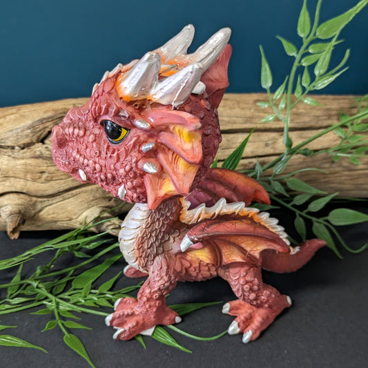 Flame - Red Wobble Head Dragon image 0