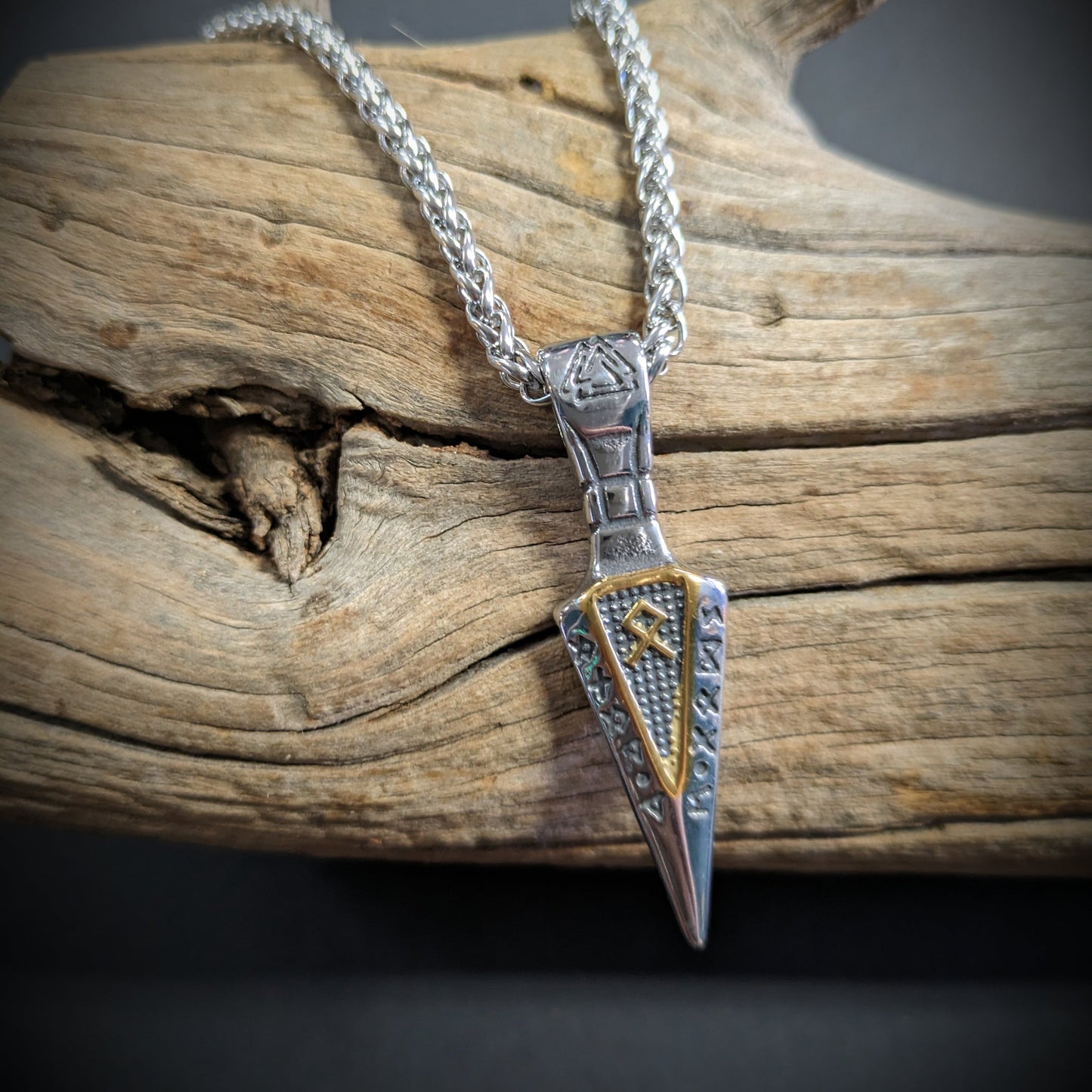 Norse Inspired Spear Necklace image 0