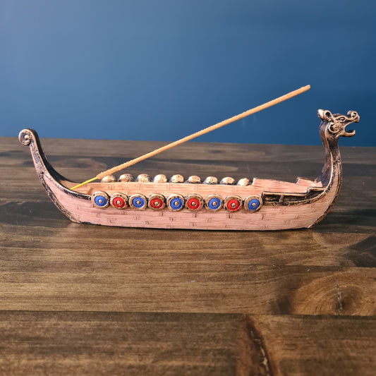 Viking Long Ship Incense Holder image 0