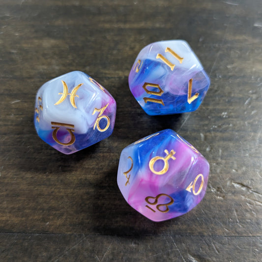 Divination Dice - (pink) image 0