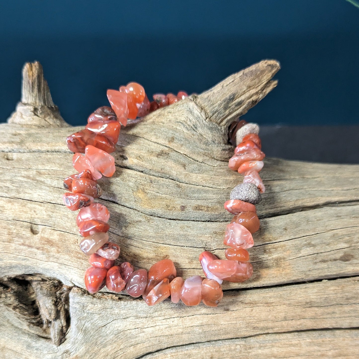 Crystal Chip bracelet - Carnelian image 0