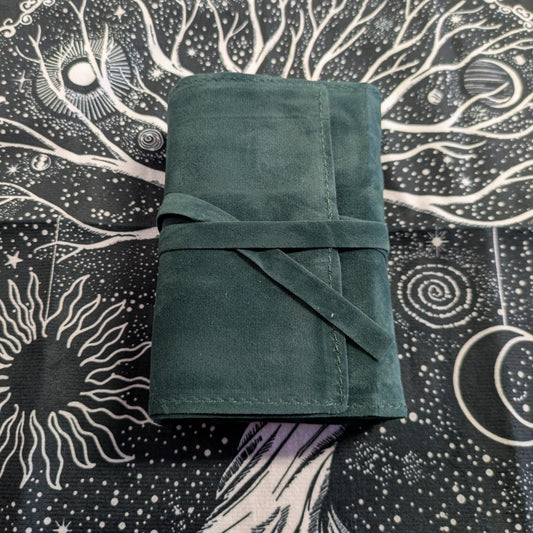 Velvet Wrap Deck Holder - Green