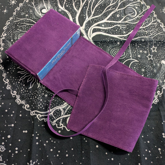 Velvet Wrap Deck Holder - Purple