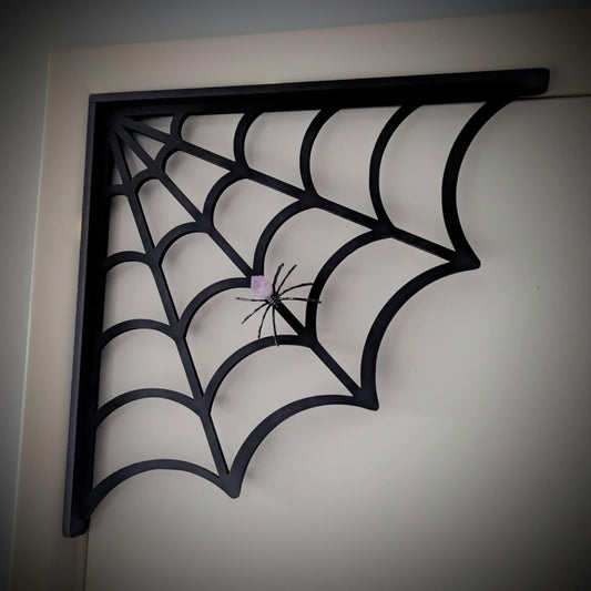 Spider Web with Amethyst Spider