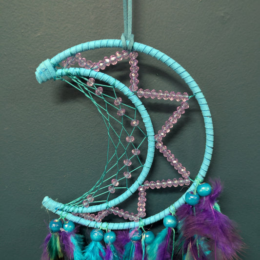 Crystal Moon Dreamcatcher