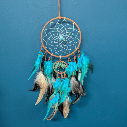 Green Aventurine Tree of Life Dreamcatcher