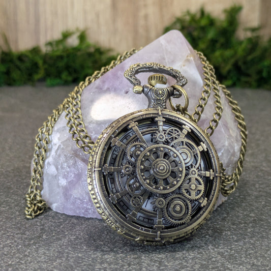 Steampunk Mechanical Pocket Watch