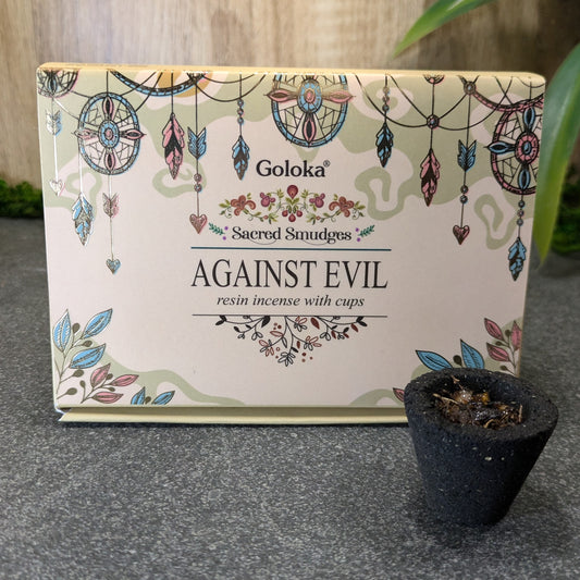 Against Evil - Resin Incense with cups