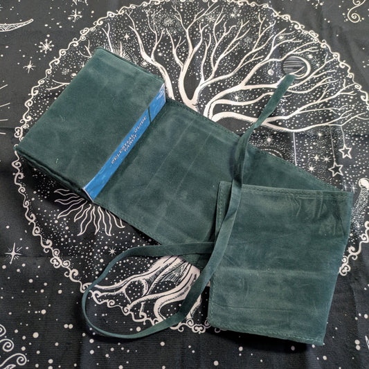 Velvet Wrap Deck Holder - Green