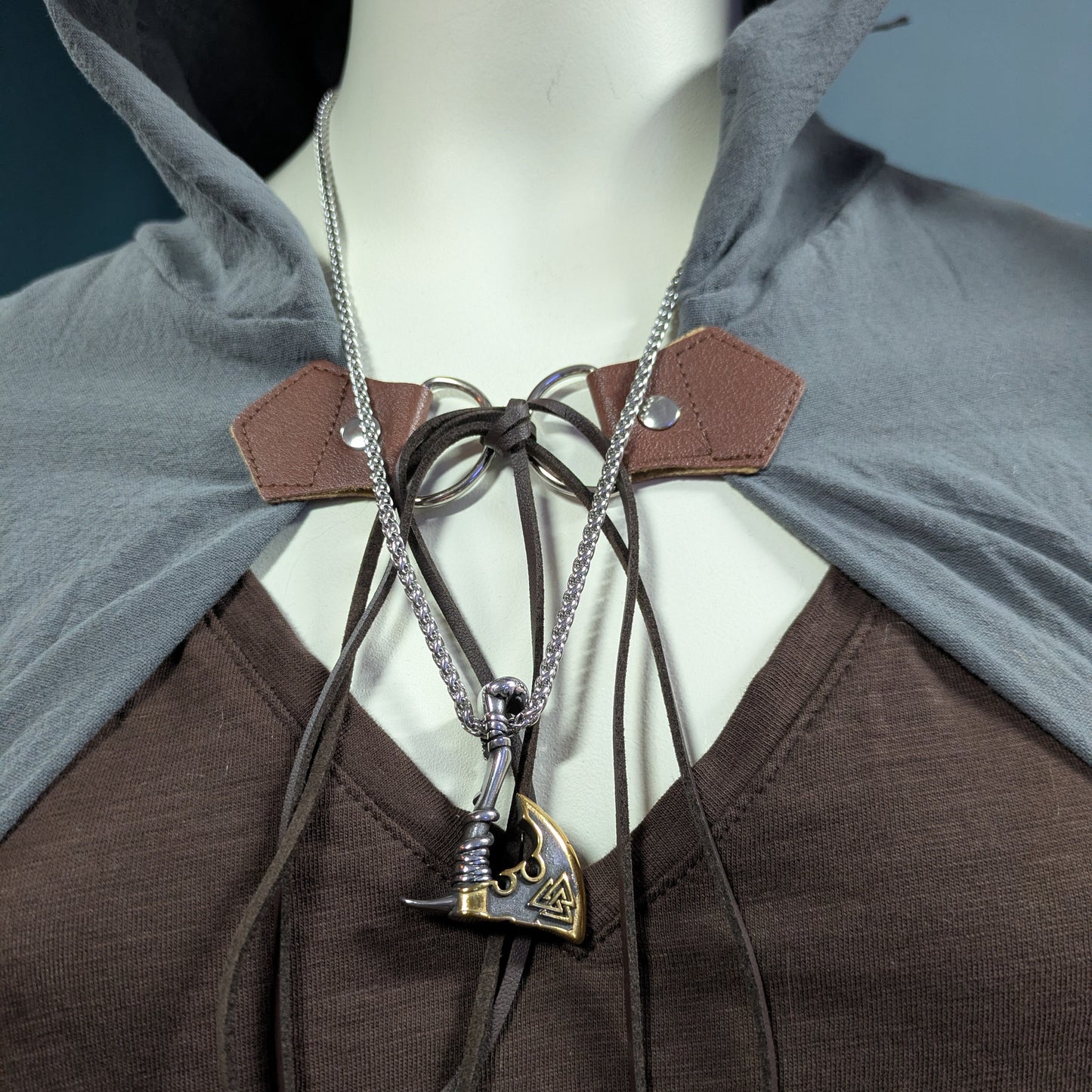 Medieval Viking Axe Necklace