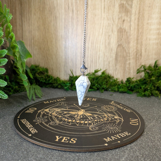 White Howlite - Pendulum