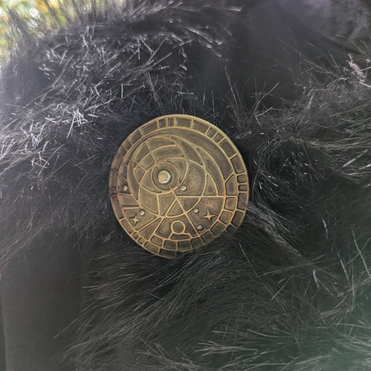 Medieval Shawl/Wrap - Black