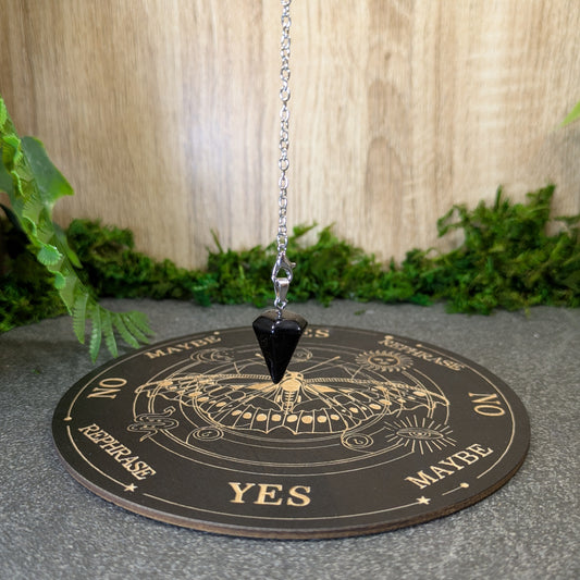 Black Obsidian Pendulum