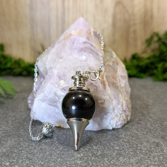 Black Obsidian Pendulum