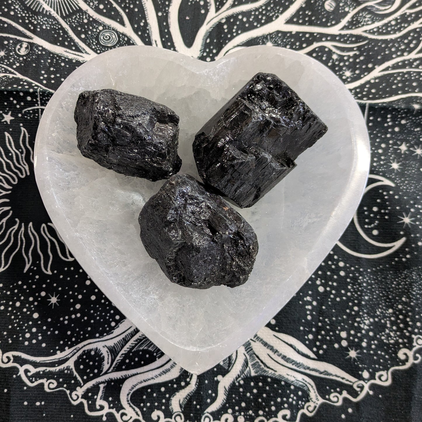 Black Tourmaline Roughs