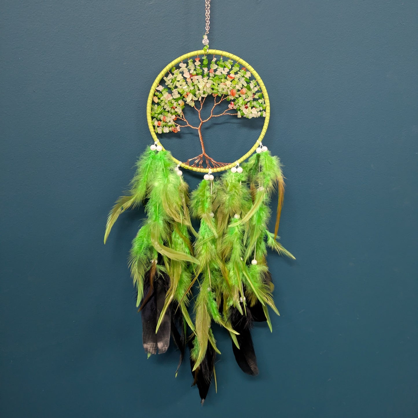 Tree of Life Crystal Dreamcatcher