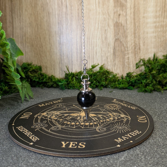 Black Obsidian Pendulum
