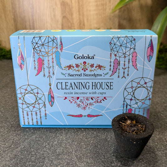 Cleaning House - Resin Incense with cups