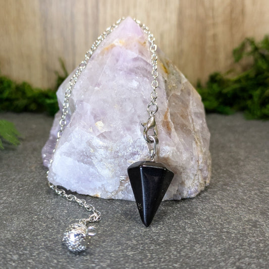 Black Obsidian Pendulum
