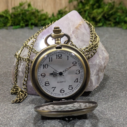 Jack Skellington Pocket Watch - Gold