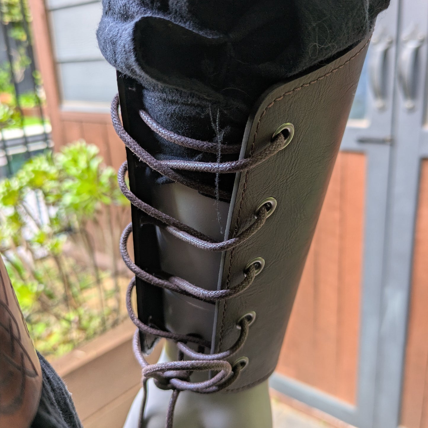 Medieval Bracers - brown with studs