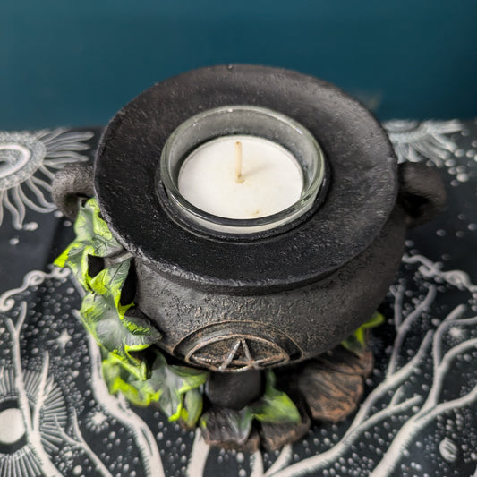 Cauldron Tea Light Holder
