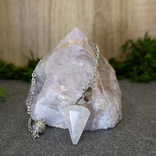 Clear Quartz Pendulum