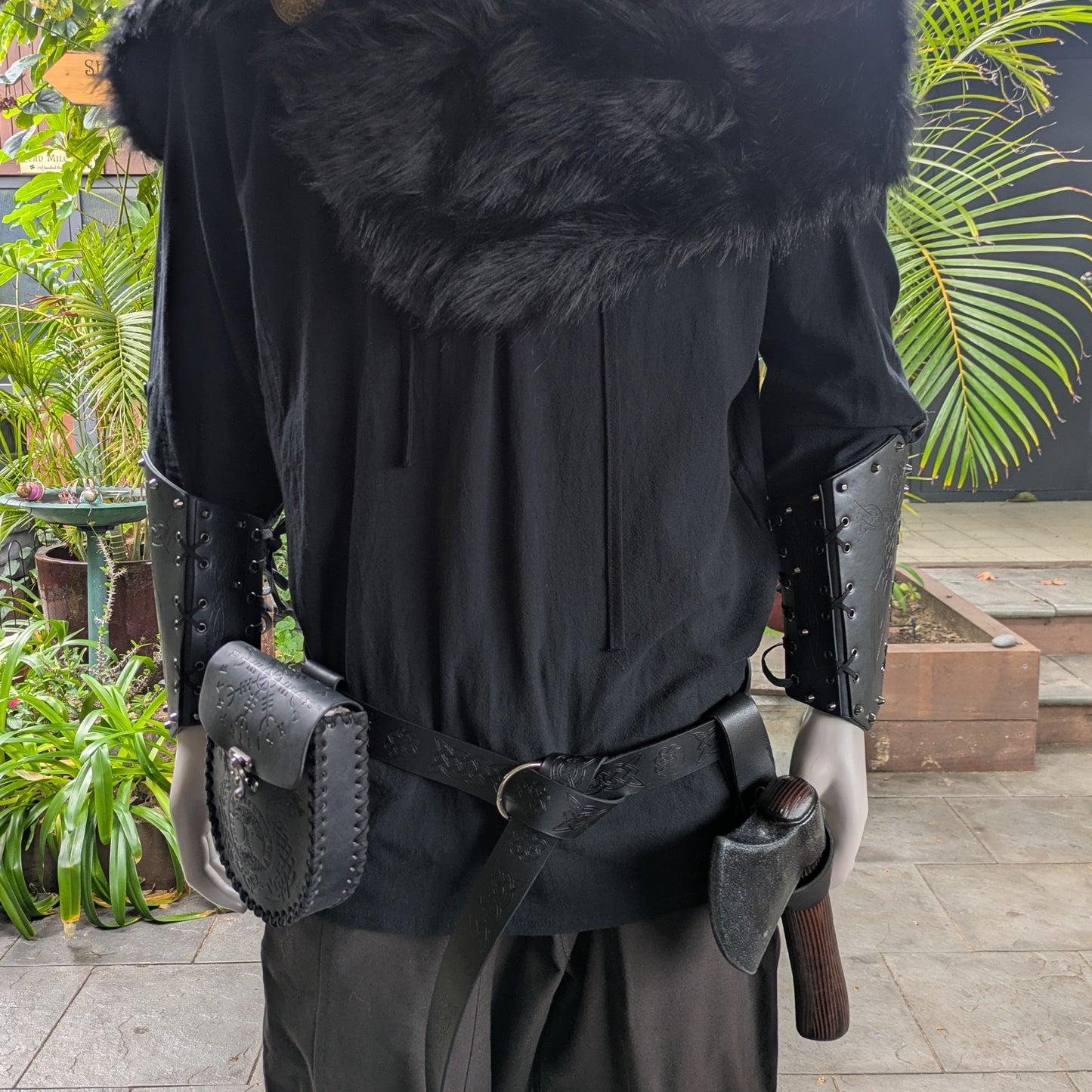 Medieval Viking Bag - Black