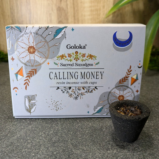 Calling Money - Resin Incense with cups